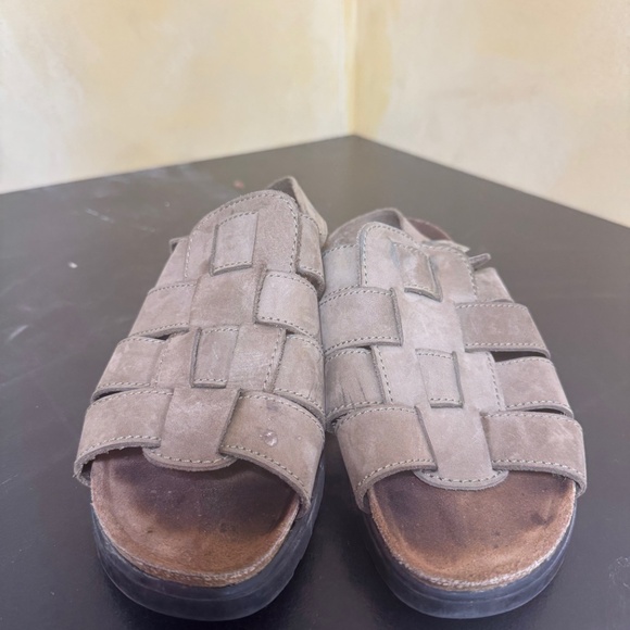 Eddie Bauer Sandals Womens Size 8 Brown Fisherman Leather Cork Hiking - Picture 8 of 8